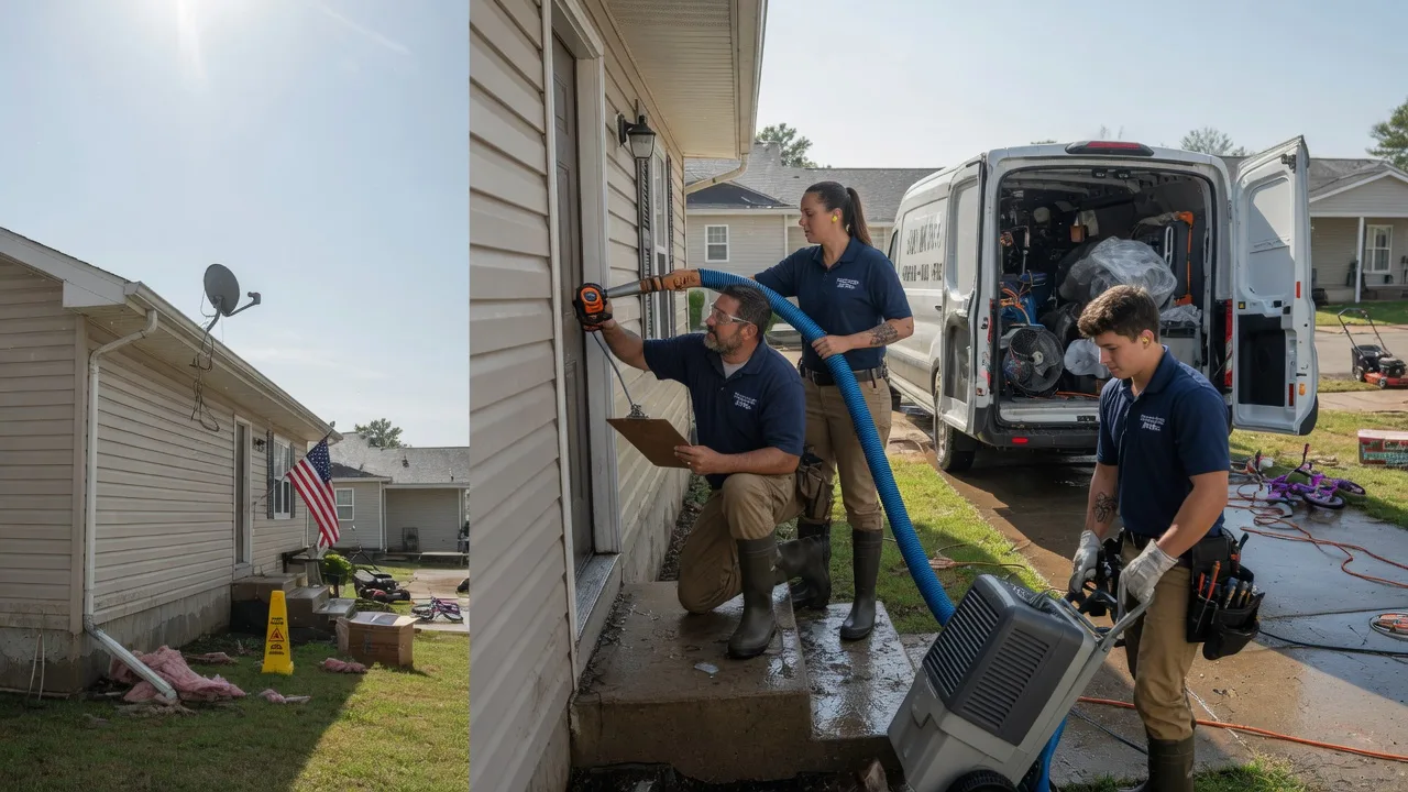 Ceiling Water Damage Restoration in Grandview, MO near me